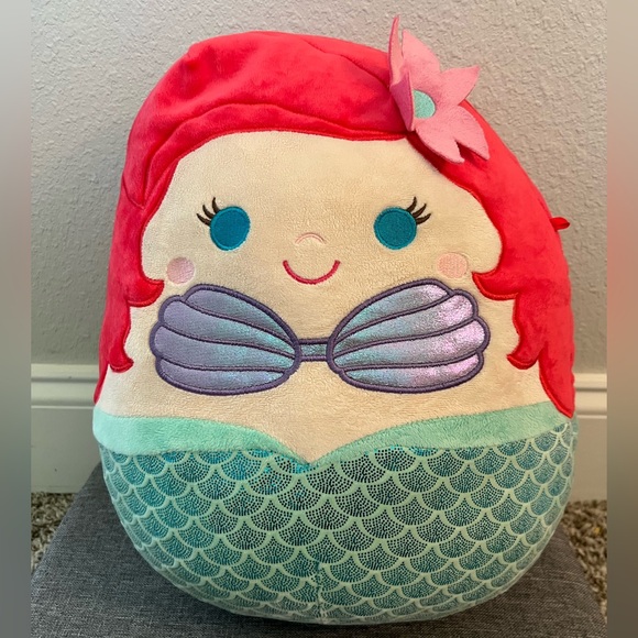 Squishmallows Other - Squishmallows Disney Princess Ariel Little Mermaid 14" Plushie Stuffed Toy
